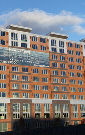 Estolga 1000 wet seal system for Port Imperial Buildings