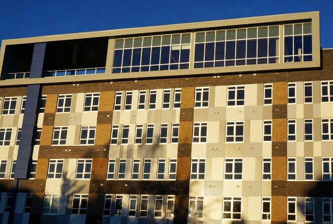 Allied Metal is the fabricator of Estolga, Aluminium composite metal (ACM) panels column and systems. composite metals panels facade, structures